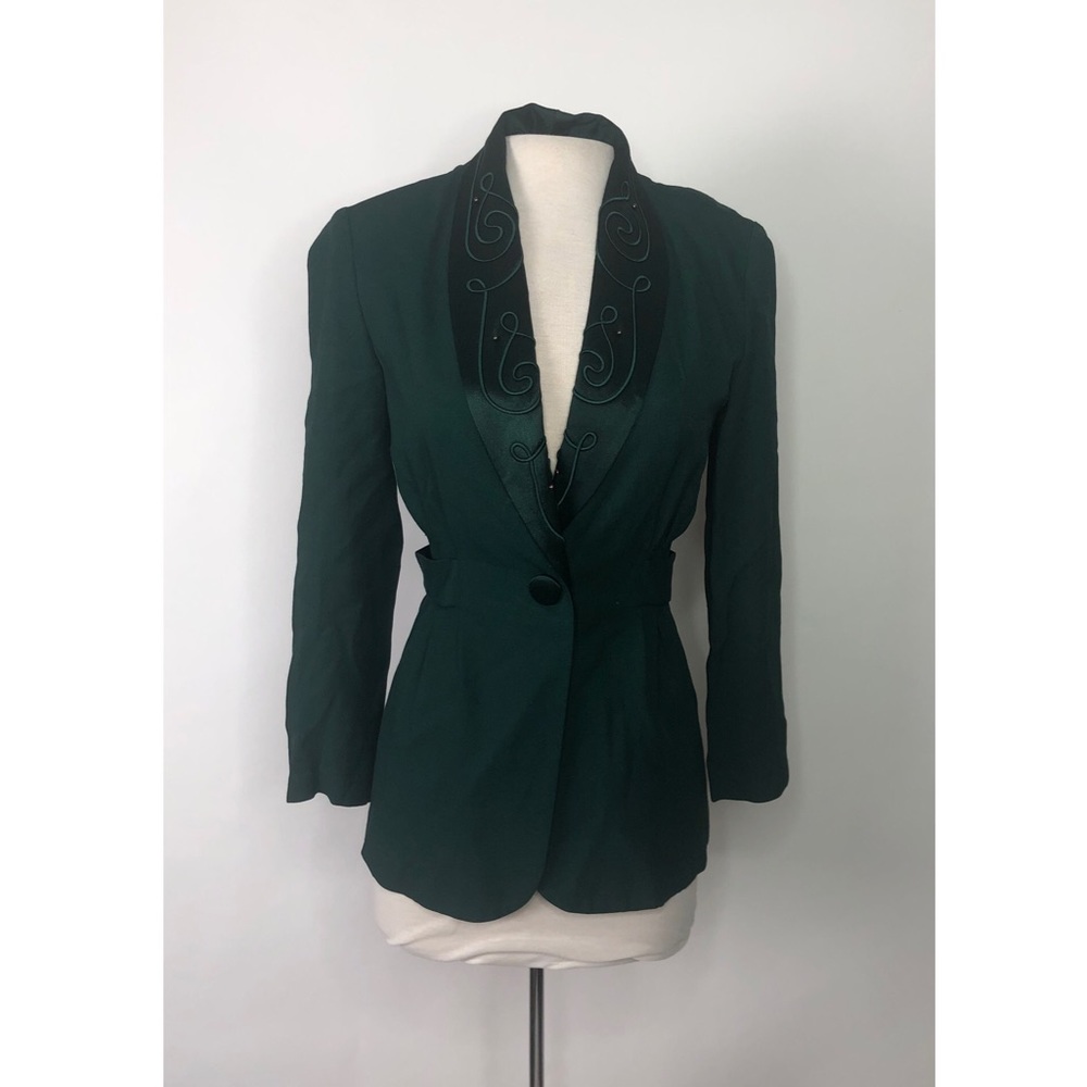 Vintage Forest Green Jacket by SL Petites